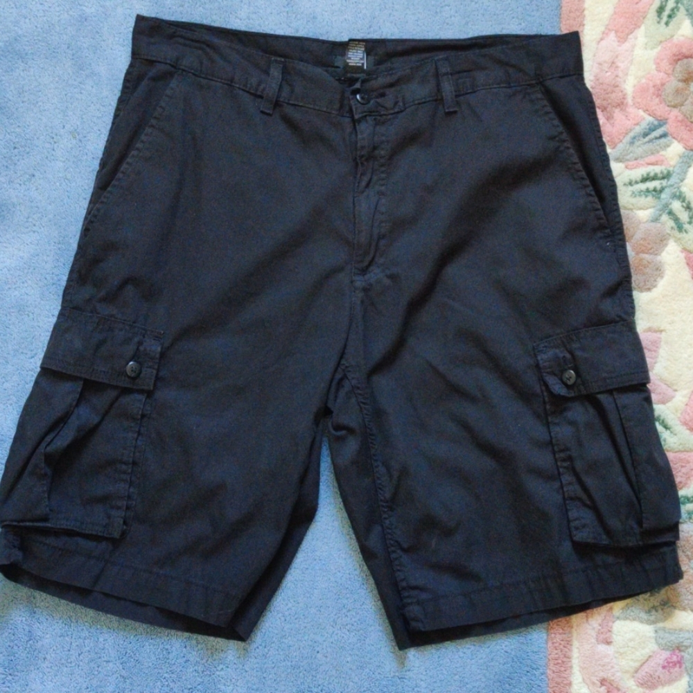 Alfani Black Cargo Shorts